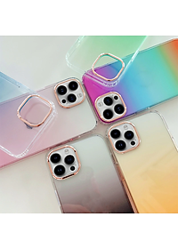 Ốp lưng chống sốc cho iPhone 14 Pro / 14 Pro Max / 12 Pro Max hiệu Likgus Luxury Gradient trang bị viền Camera ánh kim sang trọng , chống sốc chống va đập - Hàng nhập khẩu