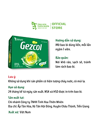 Kẹo thảo mộc Gezcol (hộp 100 viên) - Genat