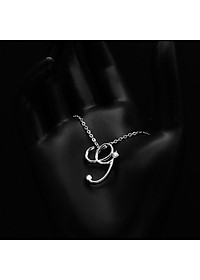  Dây Chuyền Nữ Bạc Hiểu Minh CC001.G chữ G bạc ta