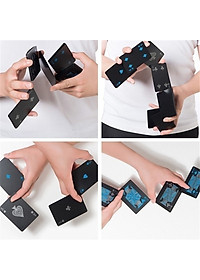 Bộ Bài Tây Poker Nền Đen Cao Cấp Chọn Màu – Bài Tây Đen Bằng Nhựa PVC Chống Thấm Nước Chống Gập Hàng Chính Hãng Amalife