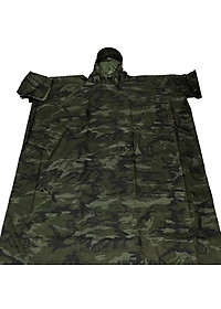 Áo mưa cánh dơi người lớn dài 1,4m*1,2m, hoạ tiết rằn ri, chất liệu vải dù dày dặn - hàng chính hãng