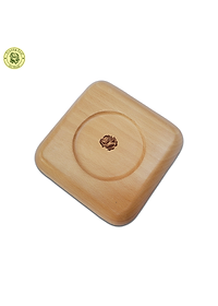 Khay Dĩa Gỗ Hình Vuông 14.5 Cm Có Chân TL72 - Đồ Gỗ Nhà Bếp Thương Hiệu Trường Sơn