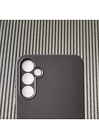 Ốp lưng dành cho SamSung Galaxy A25 dẻo màu đen bảo vệ camera sau, chống bám vân tay - Hàng chính hãng