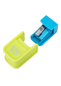 Gọt chì mini Deli - 1 lỗ/2 lỗ - Xanh lá/Hồng/Xanh dương - màu ngẫu nhiên - ER00200/ER00202/ER00300