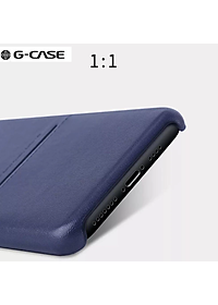 Ốp lưng da chống sốc cho iPhone 11 Pro hiệu G-Case trang bị ngăn đựng thẻ ATM, NameCard mặt siêu mềm mịn, chống sốc tốt, bảo vệ tuyệt đối - hàng nhập khẩu