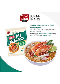 Thùng 24 Gói Mì Cung Đình Kool Mì Gạo Lẩu Tôm Chua Cay Kiểu Thái 84g