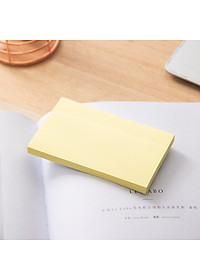 Giấy nhắn Deli, 76×126mm, 3''×5'' 100 tờ, Vàng - 1 tệp - EA00552