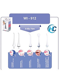 Máy tăm nước cầm tay cao cấp B.Well Swiss WI 912 - nhập từ Thụy Sỹ - BWell 912