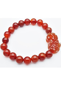 Vòng Tay Tỳ Hưu Đá Mã Não Tự Nhiên 9mm