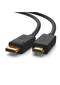 Dây cáp DisplayPort sang HDMI hỗ trợ phân giải 1920x1200 dài 1M UGREEN DP101 10238 - Hàng chính hãng