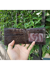 Ví Nam Da Cá Sấu 2 Mặt. Nguyên Bàn Tay Có Móng Đẹp - Phong Cách