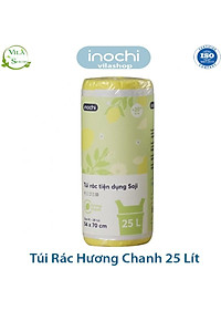 Túi Đựng Rác, Túi Rác Hương Chanh, Hương Lavender Tự Huỷ Có Quai Tiện Dụng, Dạng Cuộn Loại 10L 25L 50L