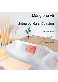 Màng bọc nilon che bụi đa năng KM 4794 keo dính 1 đầu cuộn 4x10m/ 4x20m hàng Nhật