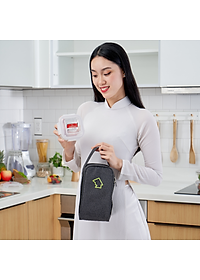 Bộ 5 hộp thủy tinh hộp đựng cơm trữ thức ăn thực phẩm trong tủ lạnh chịu nhiệt COBA'COOK 400ml- CCR45