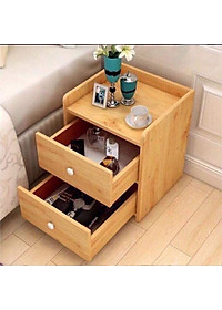 TỦ ĐẦU GIƯỜNG GỖ 2 NGĂN KÉO, TÁP ĐẦU GIƯỜNG ĐỰNG ĐỒ CÓ NGĂN TIỆN LỢI