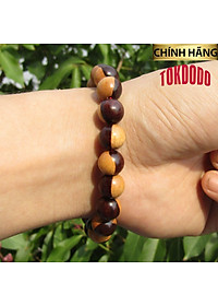 Vòng Gỗ Trắc Hai Màu TOKDODO Vân Đặc Biệt VIP ( Hàng Nguyên Khối Không Ghép )