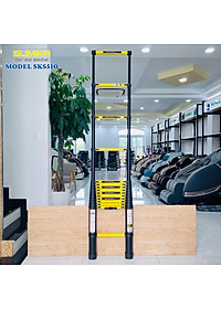 Thang nhôm rút gọn Sumika SKS510 - Chiều cao tối đa 5.1m, sơn tĩnh điện, chống trầy xước