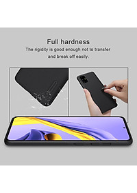 Ốp Lưng Sần chống sốc cho Samsung Galaxy A71 hiệu Nillkin Super Frosted Shield (Đính kèm giá đỡ hoặc miếng dán từ tính) - Hàng Chính Hãng