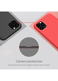 Ốp lưng chống sốc silicon cho iPhone 11 Pro Max mỏng 1mm hiệu Nillkin Flex Pure Cover Case (chống sốc cực tốt, chất liệu cao cấp, gờ bảo vệ camera) - hàng nhập khẩu