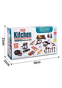Bộ đồ chơi mô hình nấu ăn 36 món cho bé 