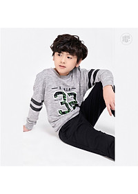 Bộ bé trai BIGFOX - MISS MEOW thu đông, bộ dài tay cho bé phong cách Âu Mỹ in số 32 12 - 43kg