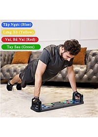 Dụng Cụ Hít Đất Cao Cấp Cải Tiến 22 Trong 1 - Nhiều Bài Tập Hơn Kèm Miếng Chống Trượt - Có Thể Tháo Rời Cất Gọn - Dụng Cụ Chống Đẩy 22in1 (20 lỗ) Chính Hãng dododios