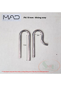In out inox MAD phi 10, 12, 16, 19 mm CNC ống lọc thùng bể cá tép thủy sinh