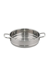 Bộ Nồi Chảo 3 Đáy Inox 430 Fivestar Standard nắp inox FS08C , tặng 1 vá canh