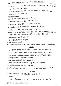 Chuyên đề bồi dưỡng học sinh khá, giỏi Toán THCS Phần Số Học  