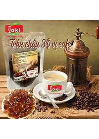 Trân châu 3Q vị cafe Yoki dai, giòn, quyện với vị đắng nhe thơm nồng nàn của cafe