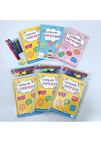 Bộ 3 sách luyện các nét cơ bản, viết chữ số đẹp 