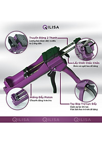 Combo Keo Chà Ron Qilisa và Súng Bơm Keo Chà Ron Loại Thường - Giải Pháp Tối Ưu Cho Mọi Công Trình