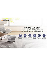 Máy massage chân Lumias LMF-01W Hàng chính hãng