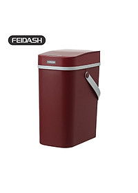 Thùng Rác Thông Minh Cảm Biến Đa Năng Độ Nhạy Cao Tự Động Đóng Mở Khi Cho Rác Vào Thùng Vô Cùng Tiên Lợi FEIDASH TG6020U 10L - Thiết kế sang trọng làm đẹp không gian gia đình bạn - Quai sách cao su mềm mại không gây đau tay khi mang xách