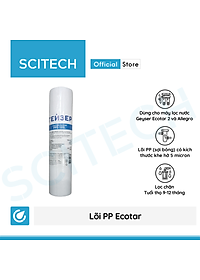 Bộ lõi thay thế máy lọc nước Nano Geyser Ecotar by Scitech (Tặng kèm lõi tiền lọc) - Hàng chính hãng