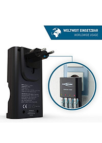Bộ sạc Pin ANSMANN POWERLINE 4 Smart - Hàng Nhập Khẩu