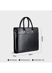 Cặp công sở Trita ( Thời trang nam đựng vừa laptop 13.3 inch - Cặp da TCA21 )