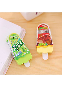 Cục Tẩy Bút Chì Hình Que Kem Độc Đáo - Cục Gôm Tẩy Văn Phòng Phẩm Cho Bé ( phát màu ngẫu nhiên )