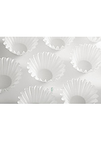 Giấy lọc hình tròn cho phễu Kalita 155 185 CAFE DE KONA