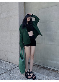 Giày Sandal Nữ The Bily 01W Quai Chéo Dây Rút - Màu Đen BL01WD