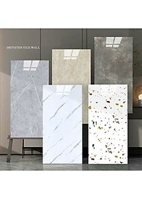 Bộ 5 Tấm Xốp Dán Tường 3D PVC Giả Đá 60x30cm Keo Sẵn Dày 2mm Cao Cấp Cho Tường Nhà Sang trọng, Đẳng Cấp