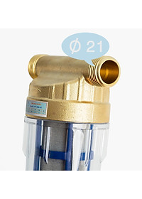 Thiết bị lọc nước thô đầu nguồn cho hộ gia đình phi 21 (ren 1/2’’)