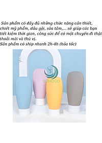 Set Chai Chiết Du Lịch 4 Màu Pastel Siêu Xinh Combo Chai Chiết Mỹ Phẩm Mini – Gọn Nhẹ, Sang Xịn Bộ Chiết Đựng Mỹ Phẩm Du Lịch – Nhỏ Gọn Chuẩn Trend Set Chai Silicone Du Lịch – Không Rò Rỉ, Mềm Mịn SBộ Chai Mini Đi Du Lịch – Màu Dễ Thương, Dễ Phân Loại