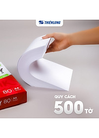 Combo 5 Ream giấy A4 80 gsm IK Copy (500 tờ) - Hàng nhập khẩu Indonesia Hàng nguyên thùng chất lượng cao