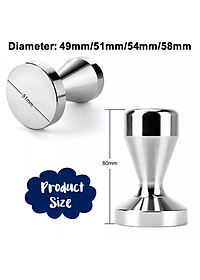 Tay nén tamper cà phê L-Beans máy Espresso cỡ 49, 51 và 58mm - HÀNG NHẬP KHẨU