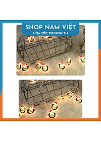 Dây Đèn Led Fairy Light Trang Trí Giáng Sinh Biểu Tượng Cây Thông, Người Tuyết, Ông Già Noel - Chính Hãng NAVIVU