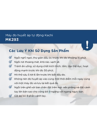 Máy đo huyết áp bắp tay Kachi MK293 - Hàng chính hãng