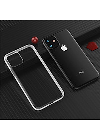 Ốp lưng dẻo silicon cho iPhone 11 (6.1 inch) hiệu Ultra Thin (siêu mỏng 0.6mm, chống trầy xước, chống bụi) - Hàng nhập khẩu