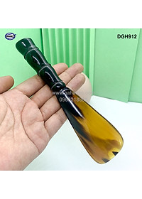 Đón giày bằng sừng tay cầm đốt trúc VIP (Dài 20cm) DGH912 - Chuyên dụng cho giày cao cấp - Cho giày Nam & Nữ - Product of HAHANCO