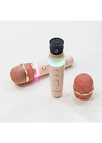 Bộ Loa Karaoke Mini Cổ Điển Bluetooth iCore VSM99 Kèm 02 Micro - Hàng chính hãng 